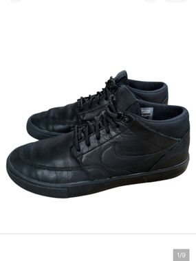 Nike SB Portmore II Solar Mid Premium Black Anthracite Skate Shoes Mens 8